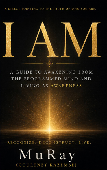 I AM by MuRay (Courtney Kazembe), black and gold book cover